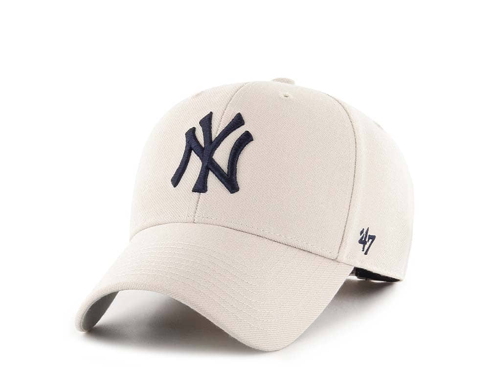 47Brand New York Yankees Classic Beige Strapback Casquette