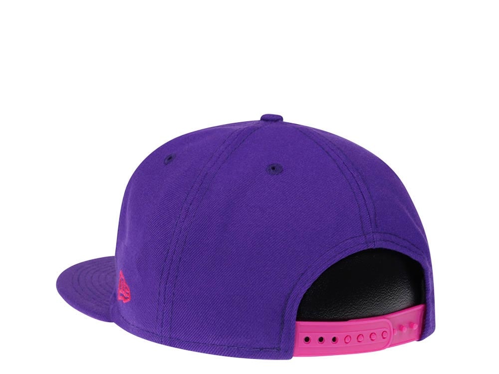 New Era Utah Jazz Purple Script Edition 9Fifty Snapback Casquette