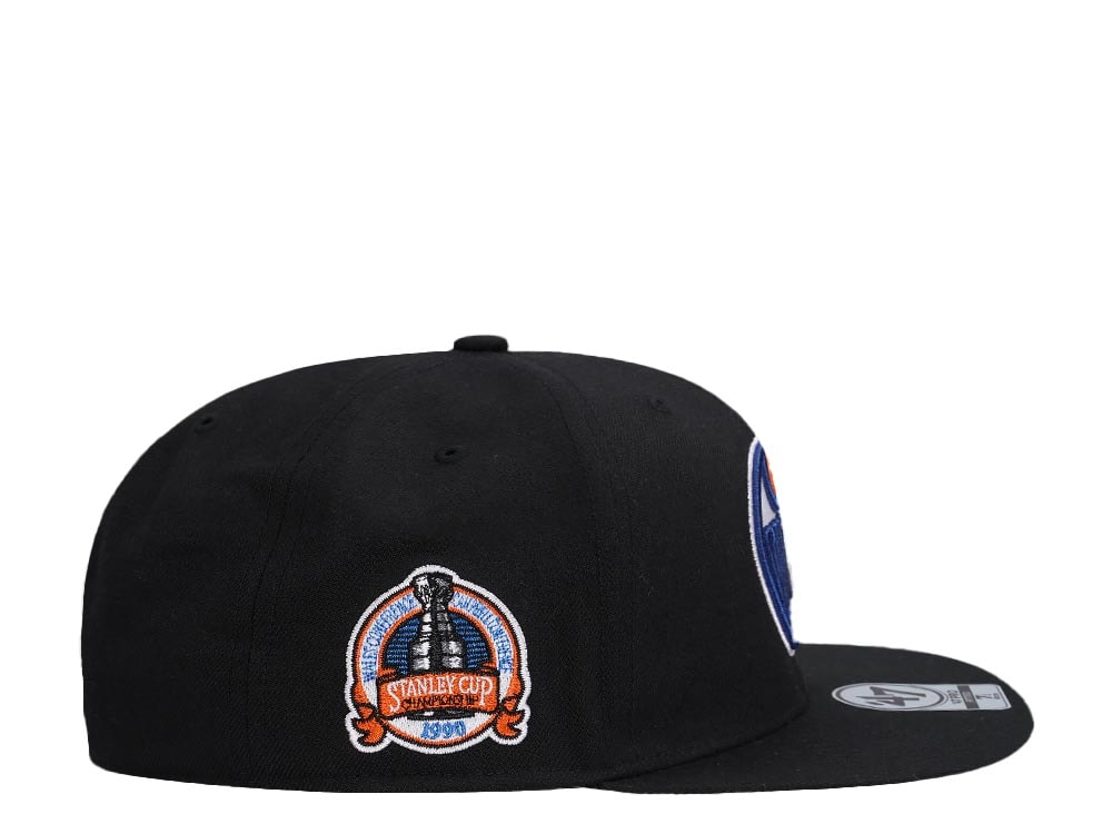 47Brand Edmonton Oilers Stanley Cup 1990 Vintage Black 47Pro Fitted Casquette