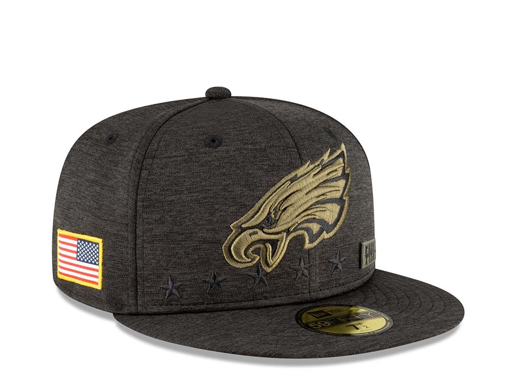 New Era Philadelphia Eagles Salute to Service 2020 Fitted 59Fifty Casquette