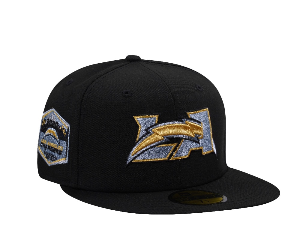 New Era Los Angeles Chargers Inaugural Season 2020 Black Prime Edition 59Fifty Fitted Casquette