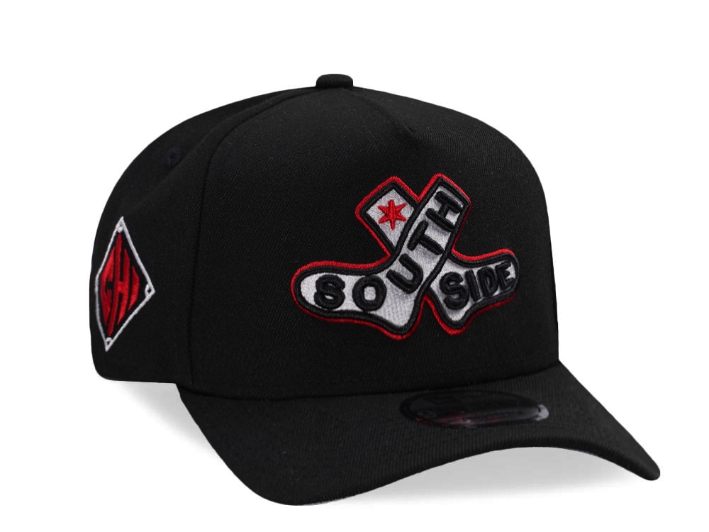 New Era Chicago White Sox South Side Black Prime Edition 9Forty A Frame Snapback Casquette