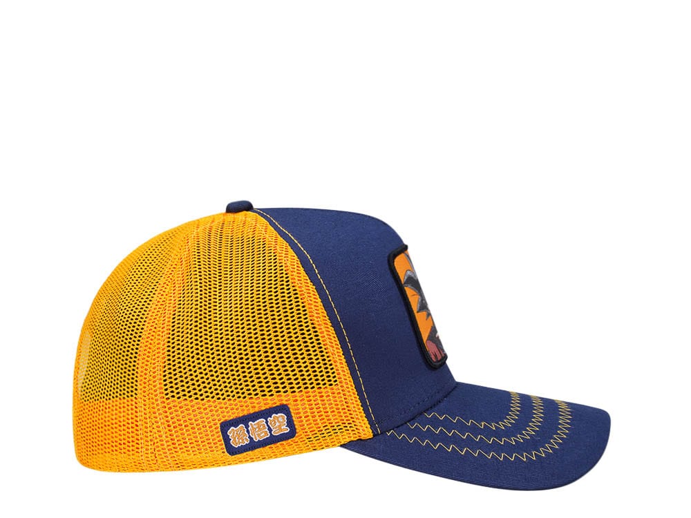 Capslab Dragon Ball Z Goku Blue/Orange Trucker Snapback Casquette