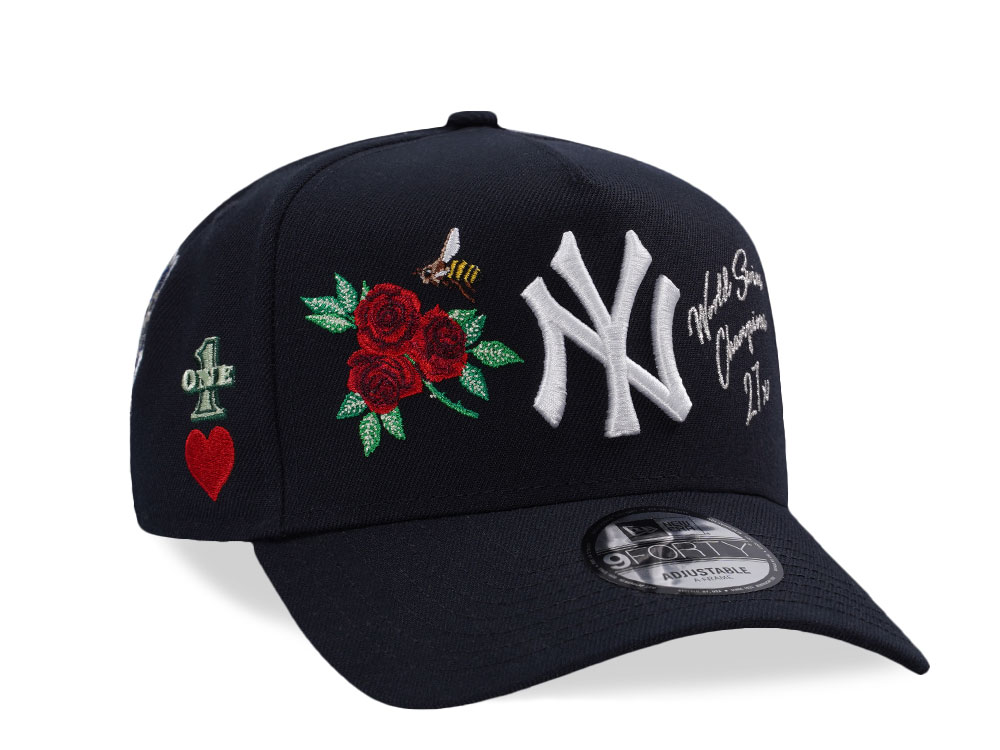 New Era New York Yankees MLB Champs Navy Edition 9Forty A Frame Snapback Casquette