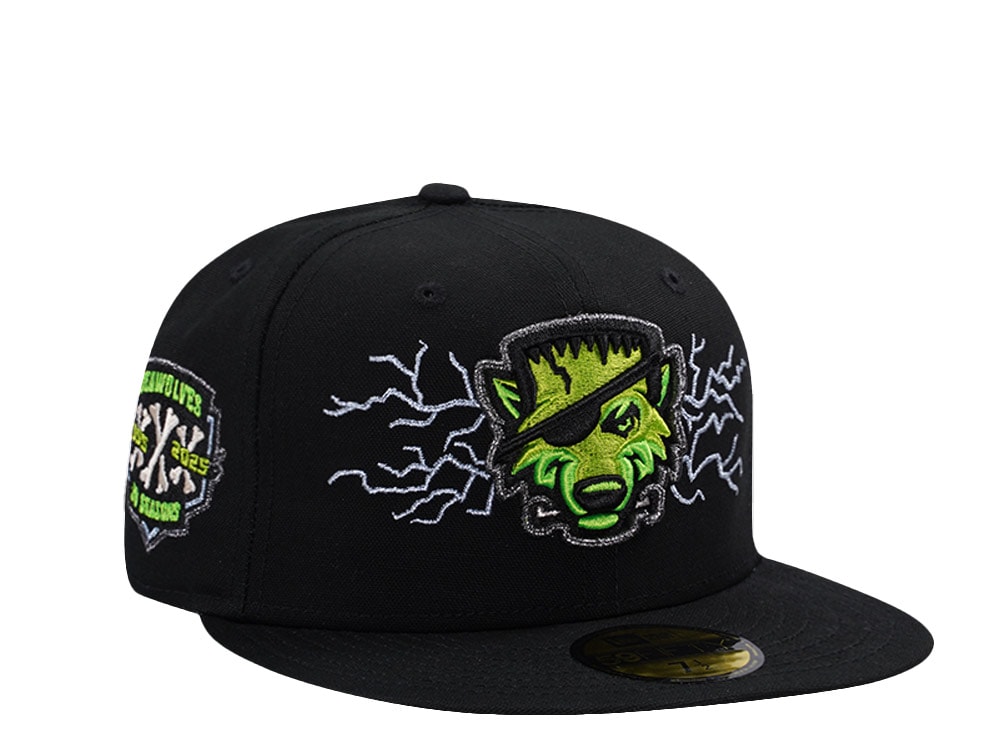 New Era Erie Sea Wolves 30 Seasons Horror Edition 59Fifty Fitted Casquette