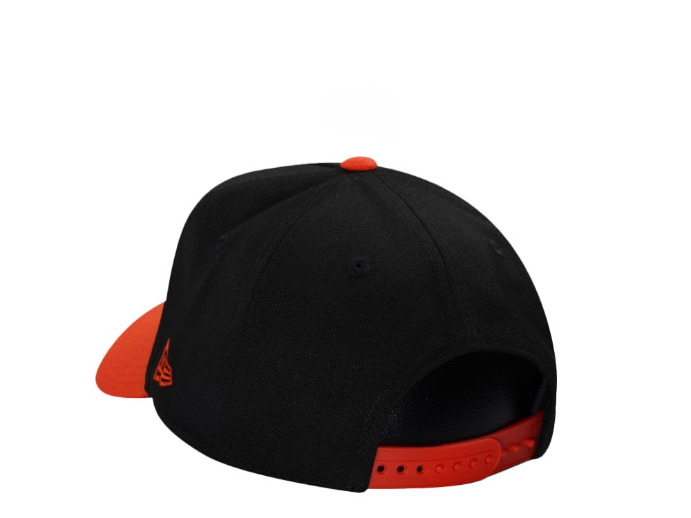 New Era Baltimore Orioles Black Two Tone 9Forty A Frame Snapback Casquette