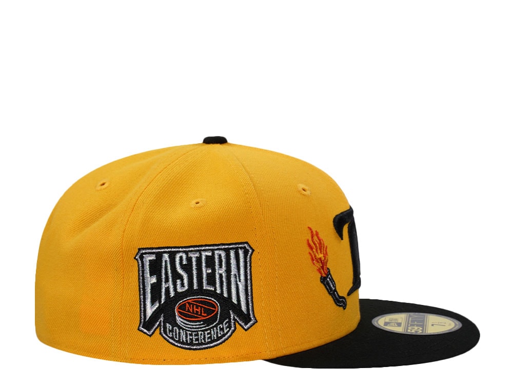 New Era Detroit Red Wings Eastern Conference Gold Two Tone Edition 59Fifty Fitted Casquette