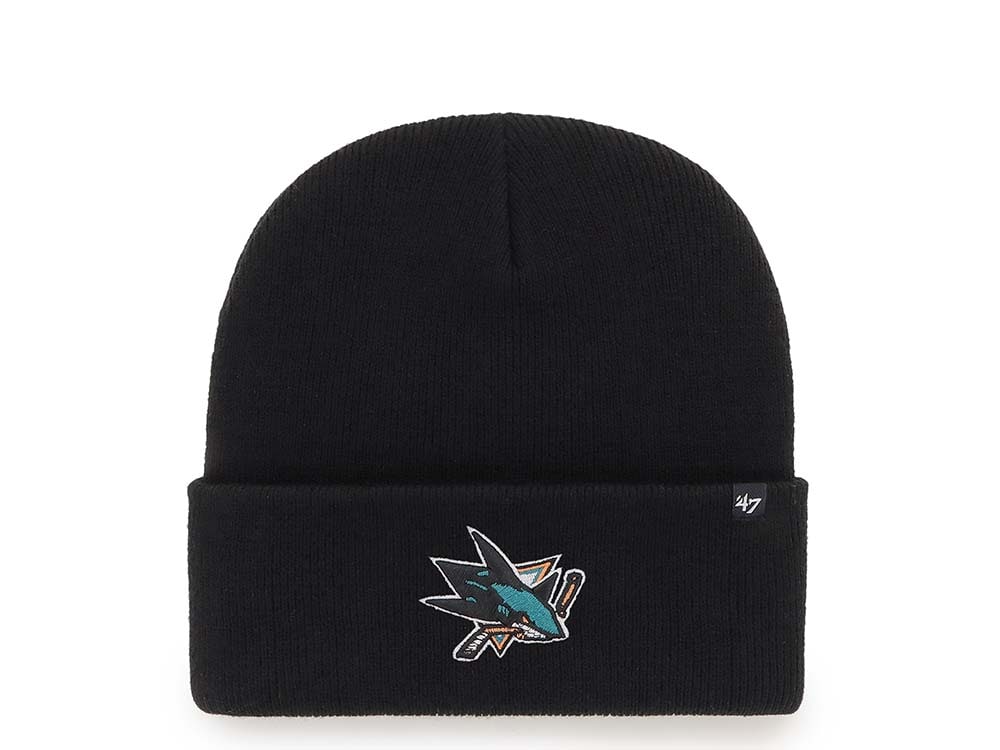 47 Brand San Jose Sharks Black Edition Cuff Chapeaux