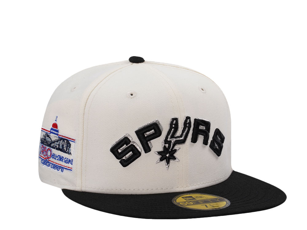 New Era San Antonio Spurs All Star Game 1980 Chrome Two Tone Edition 59Fifty Fitted Casquette