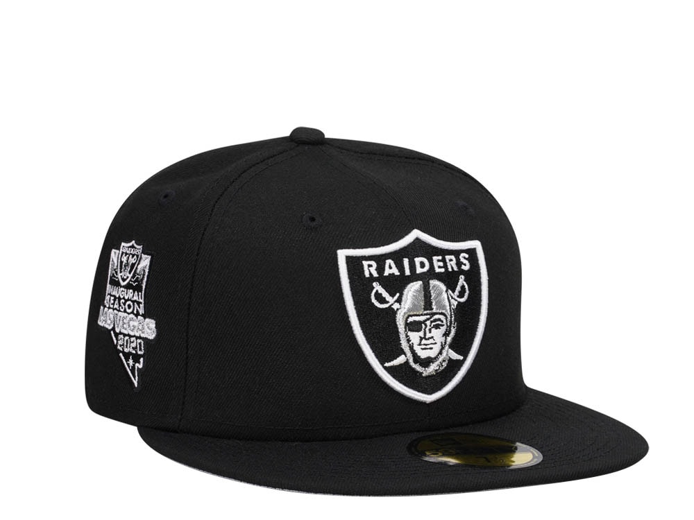 New Era Las Vegas Raiders Inaugural Season 2020 Black Classic Edition 59Fifty Fitted Casquette