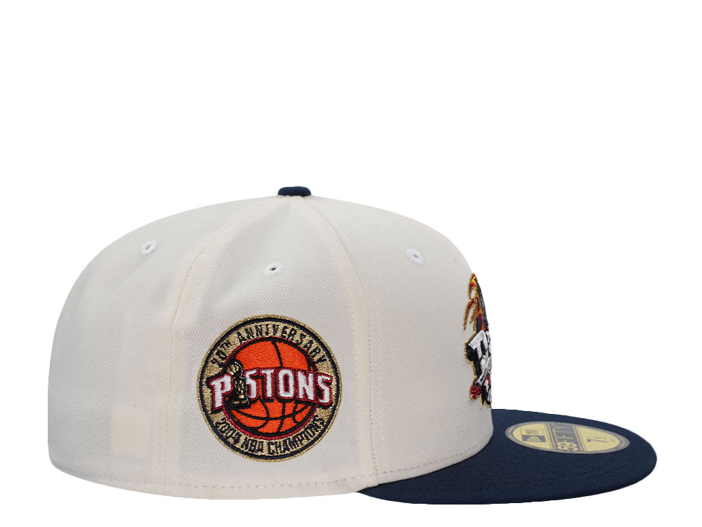 New Era Detroit Pistons 20th Anniversary Chrome Two Tone Edition 59Fifty Fitted Casquette