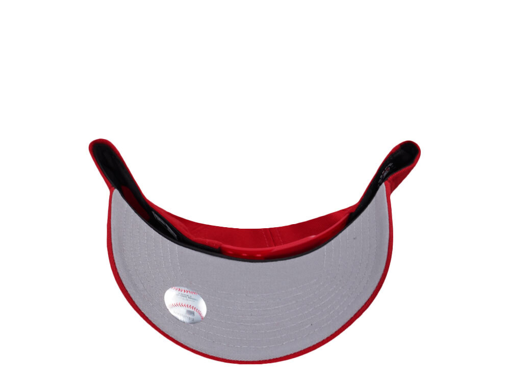New Era Los Angeles Dodgers Red Viva Upside Down Edition 9Forty A Frame Snapback Casquette