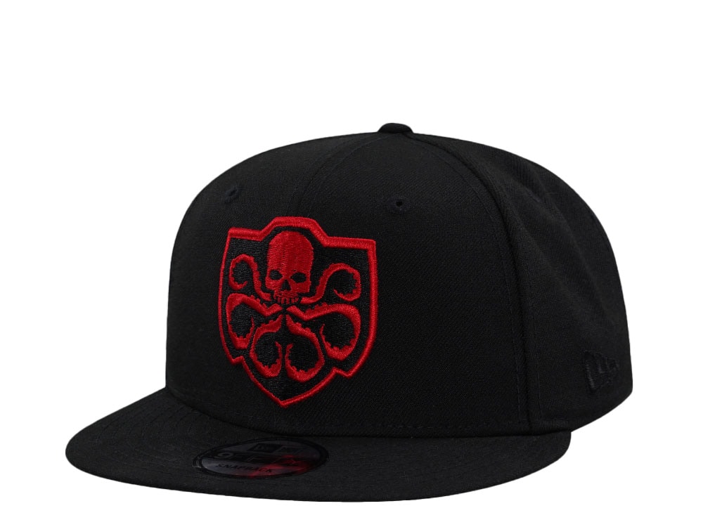 New Era Hydra Black and Red Edition 9Fifty Snapback Casquette