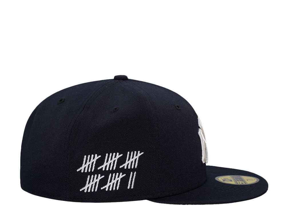 New Era New York Yankees Navy Throwback Champions Edition 59Fifty Fitted Casquette