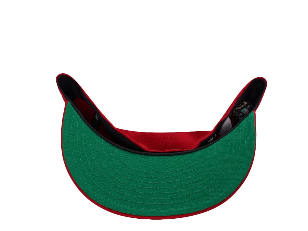 New Era Mexico Aztec Skull Warrior Metallic Red Prime Edition 59Fifty Fitted Casquette