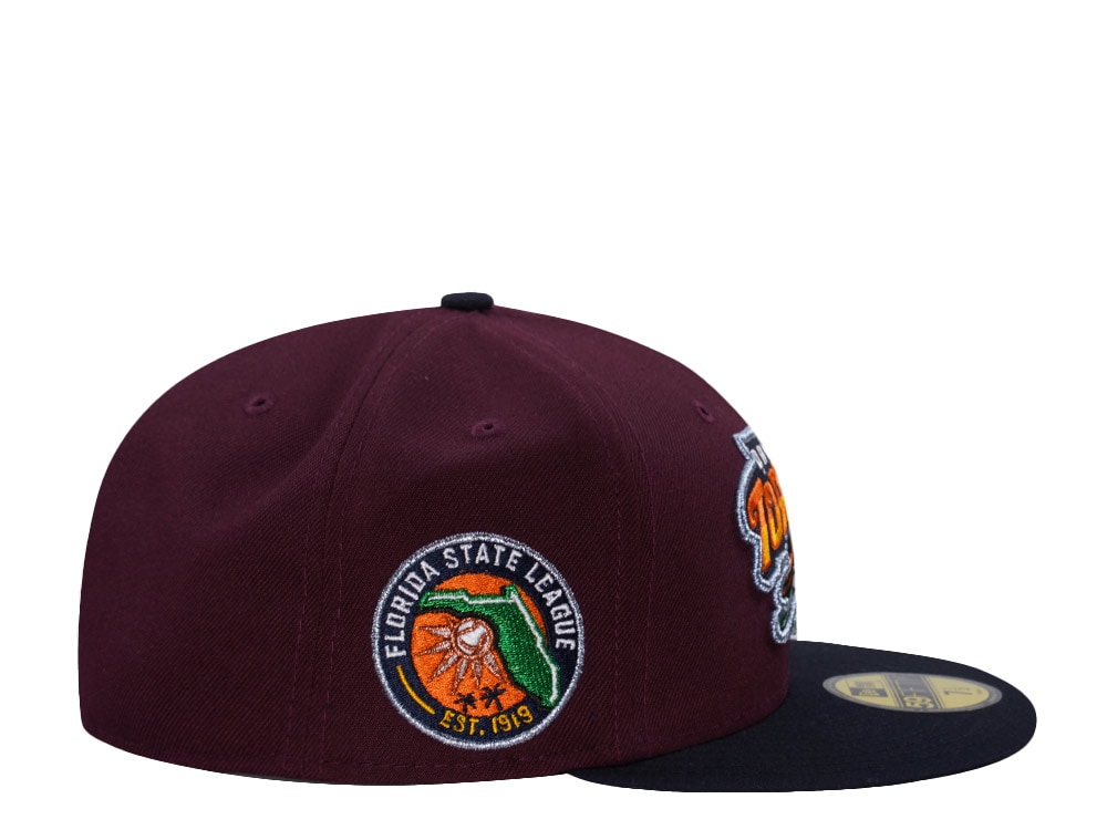 New Era Daytona Tortugas Maroon Two Tone Edition 59Fifty Fitted Casquette