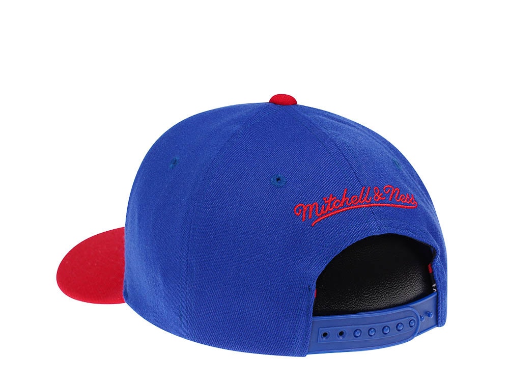 Mitchell & Ness Denver Nuggets Team Ground Red Line Solid Flex Two Tone Snapback Casquette