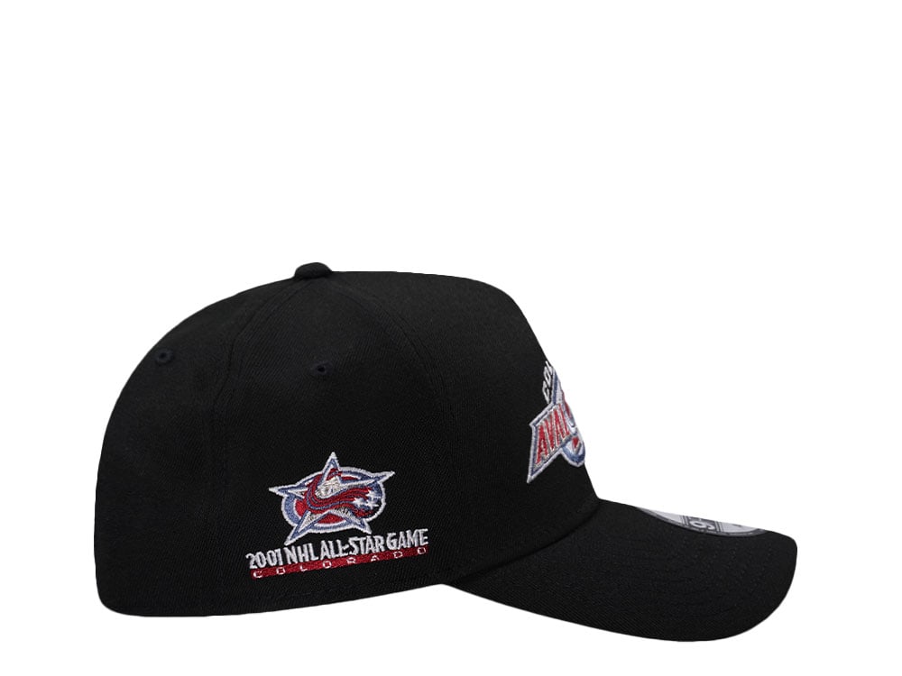 New Era Colorado Avalanche All Star Game 2001 Black Prime Edition 9Forty A Frame Snapback Casquette
