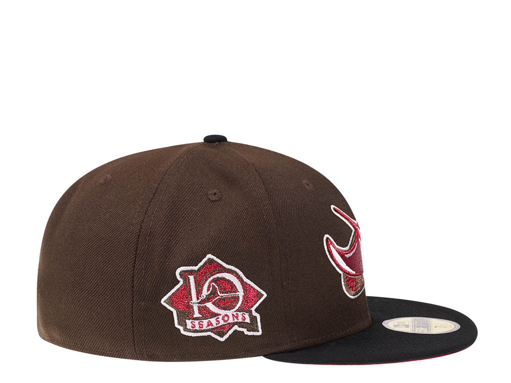 New Era Tampa Bay Rays 10 Seasons Metallic Suede Elite Edition 59Fifty Fitted Casquette