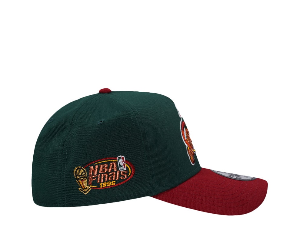 New Era Seattle Supersonics NBA Finals 1996 Green Two Tone Edition 9Forty A Frame Snapback Casquette