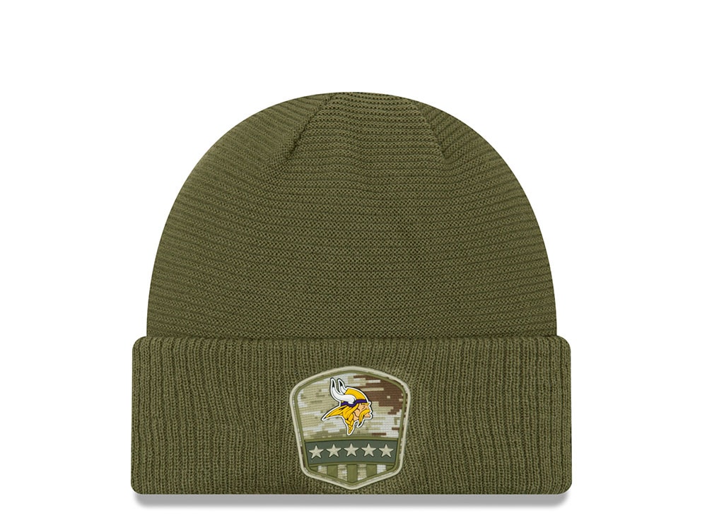 New Era Minnesota Vikings Salute to Service 2019 Chapeaux