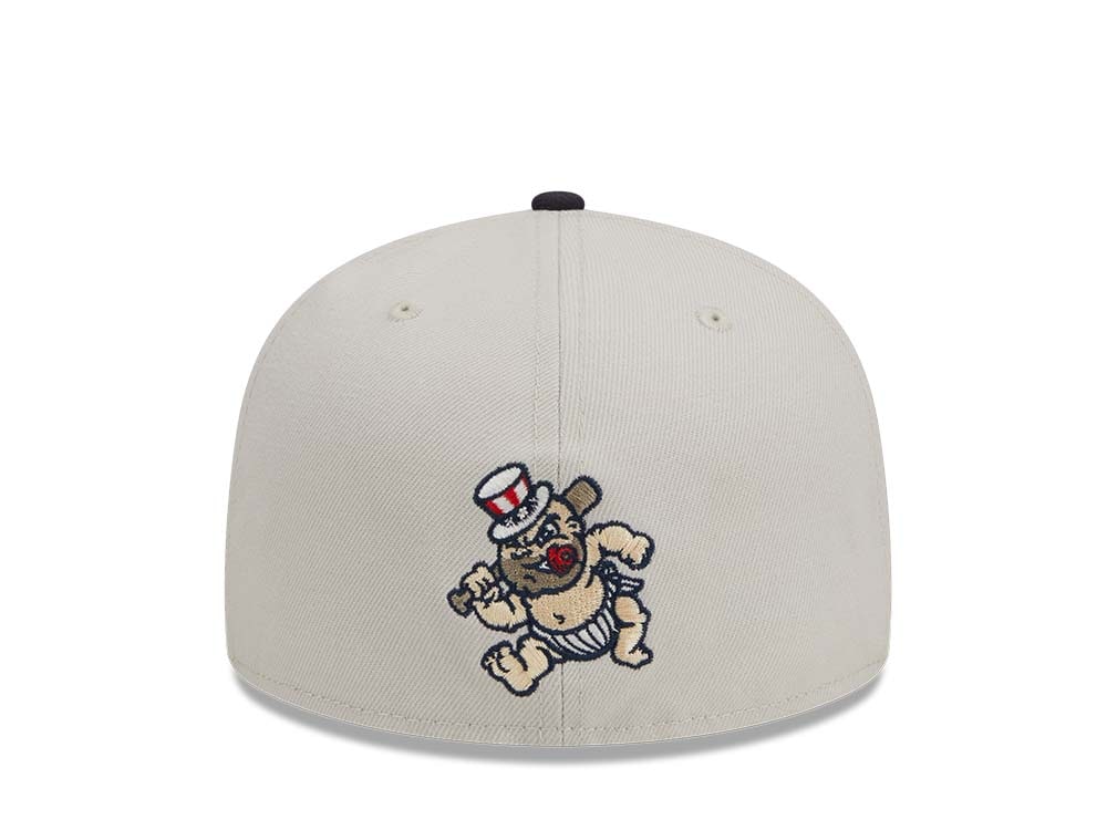 New Era New York Yankees Farm Team Stone Throwback Two Tone Edition 59Fifty Fitted Casquette