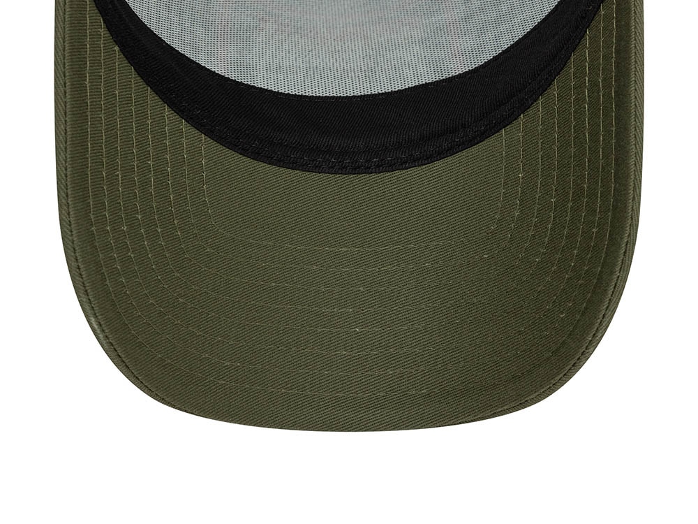 New Era Patch Olive 9Forty A Frame Trucker Snapback Casquette