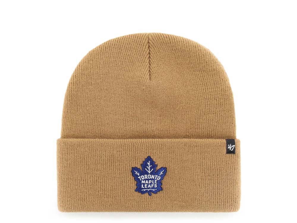 47Brand Toronto Maple Leafs Camel Haymaker Cuff Chapeaux