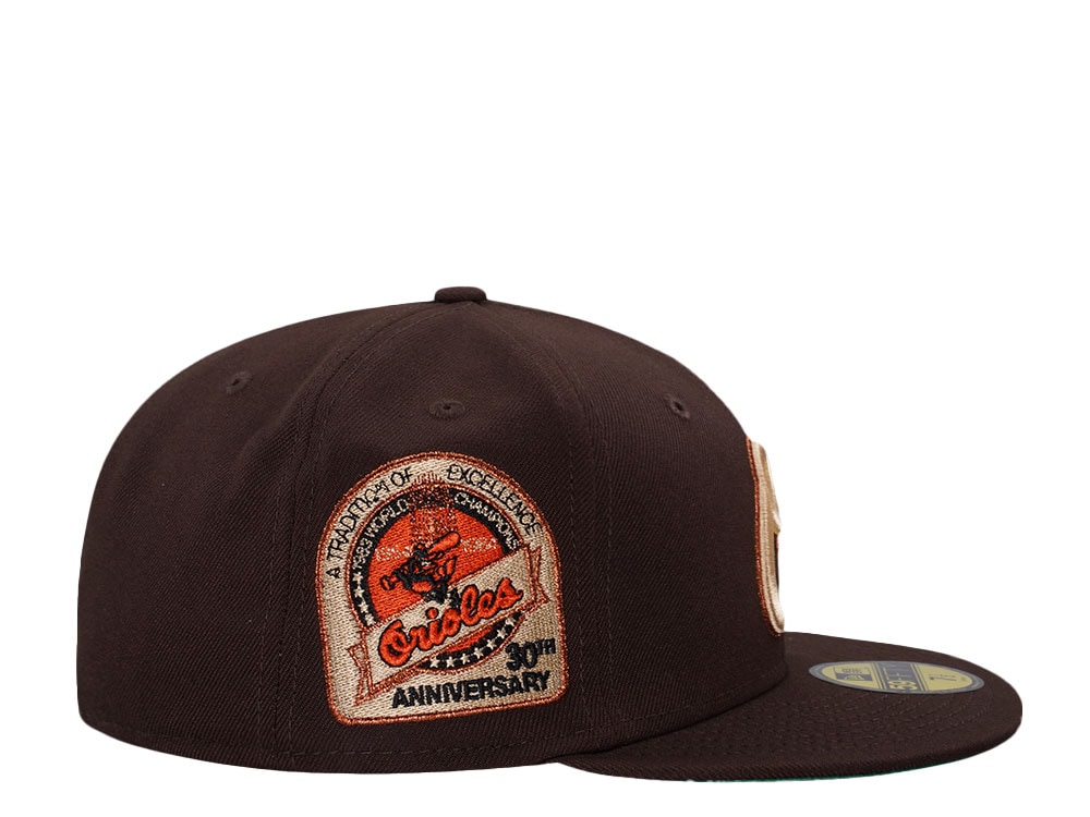 New Era Baltimore Orioles 30th Anniversary Chocolate Edition 59Fifty Fitted Casquette