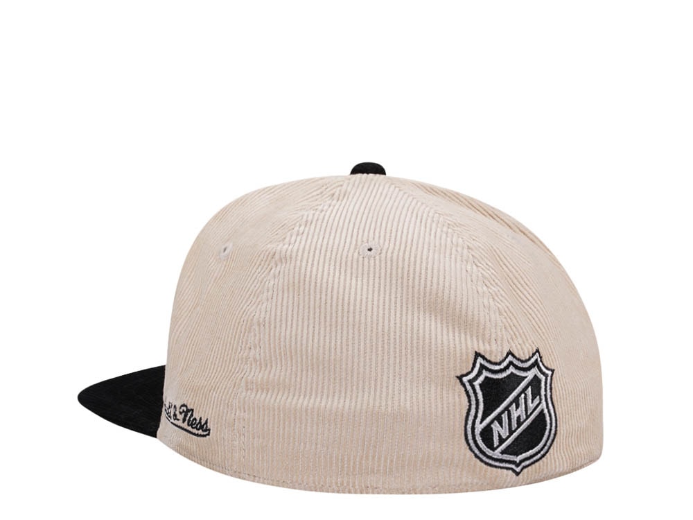 Mitchell & Ness Anaheim Ducks 25th Anniversary Two Tone Cord Edition Dynasty Fitted Casquette