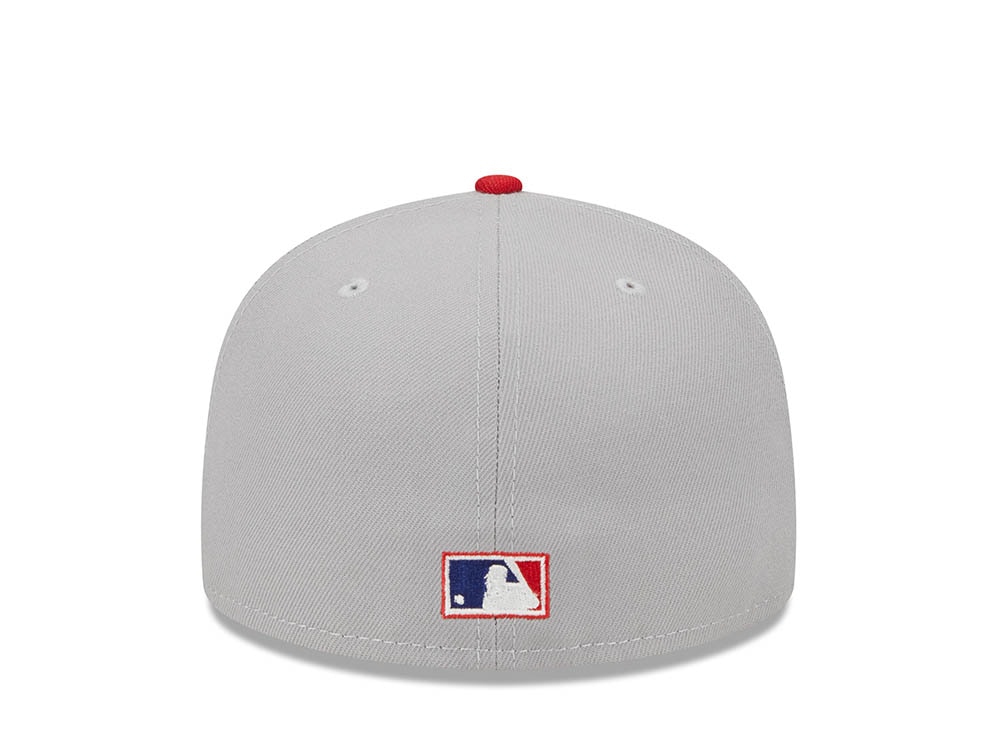 New Era St. Louis Cardinals Gray Retro Script 100th Anniversary Throwback Edition 59Fifty Fitted Casquette