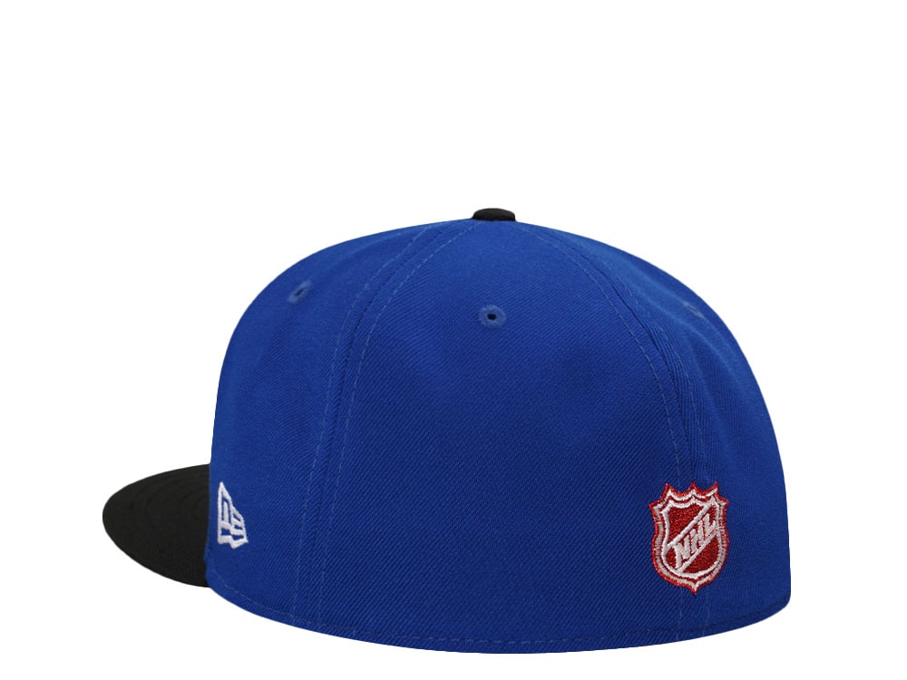 New Era New York Rangers 75th Anniversary Metallic Two Tone Throwback Edition 59Fifty Fitted Casquette