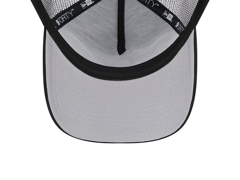 New Era Florida Marlins Black All Day 9Forty A Frame Trucker Snapback Casquette