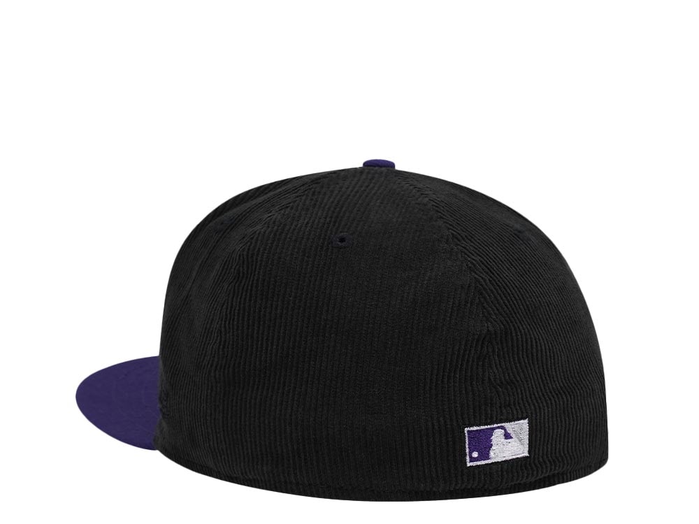 New Era Colorado Rockies 10th Anniversary Throwback Two Tone Corduroy Edition 59Fifty Fitted Casquette