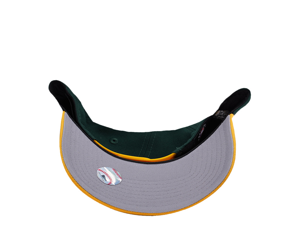 New Era Oakland Athletics 50th Anniversary Kanji Dark Green Two Tone Edition 9Forty A Frame Snapback Casquette