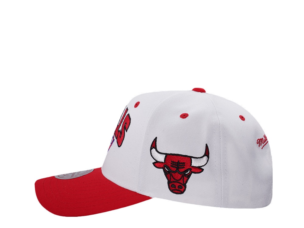 Mitchell & Ness Chicago Bulls NBA Playoffs 1996 Chrome Two Tone Editon Pro Crown Fit Snapback Casquette