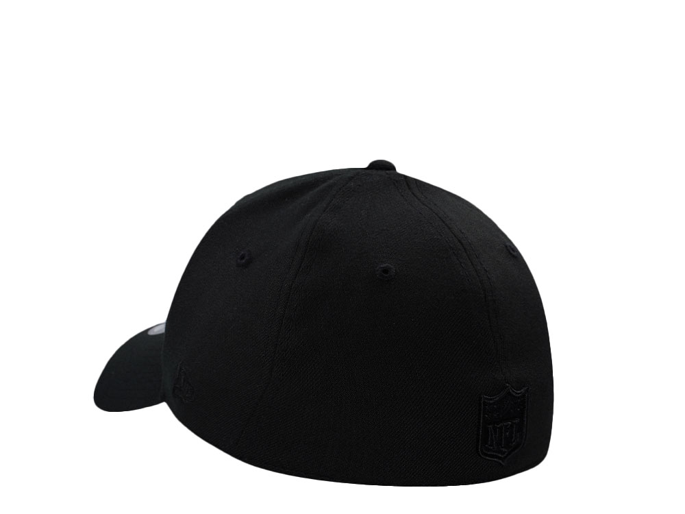 New Era Las Vegas Raiders Black on Black Edition 39Thirty Stretch Fit Casquette
