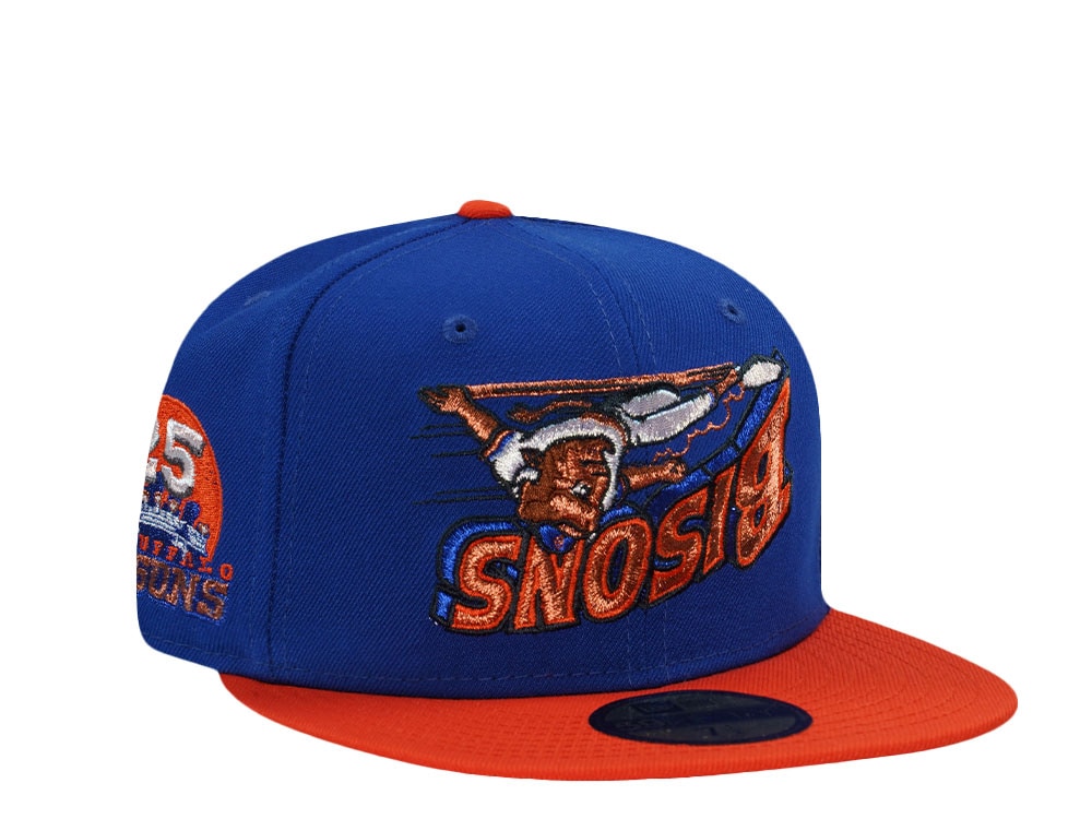 New Era Buffalo Bisons 25th Anniversary Blue Two Tone Edition 59Fifty Fitted Casquette