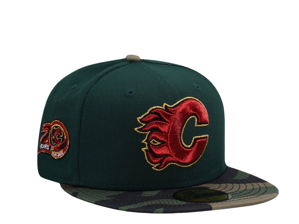 New Era Calgary Flames 20th Anniversary Forest Camo Prime Edition 59Fifty Fitted Casquette