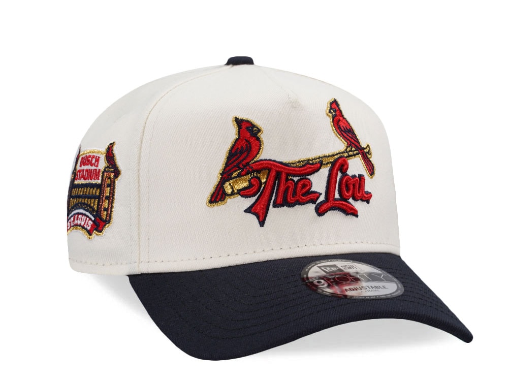 New Era St. Louis Cardinals Busch Stadium Chrome Two Tone Edition 9Forty A Frame Snapback Casquette