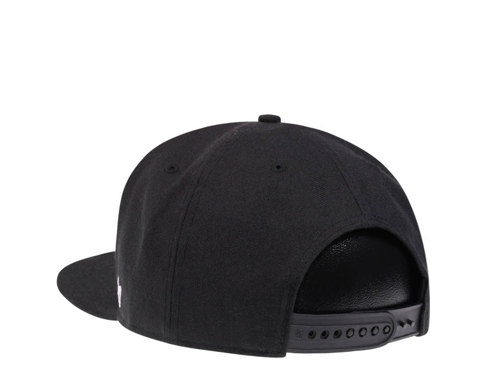 47Brand Anaheim Ducks Black Sure Shot Captain Snapback Casquette