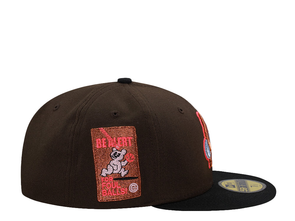 New Era Chicago Cubs Be Alert Walnut Two Tone Edition 59Fifty Fitted Casquette
