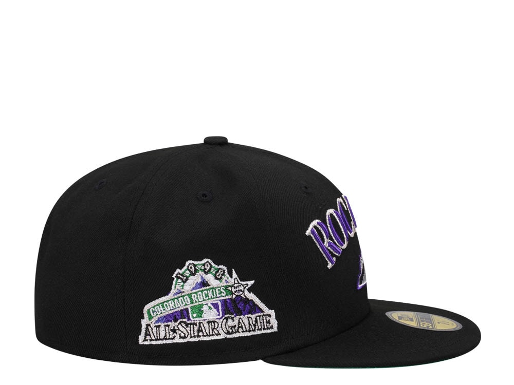 New Era Colorado Rockies All Star Game 1998 Black Throwback Edition 59Fifty Fitted Casquette