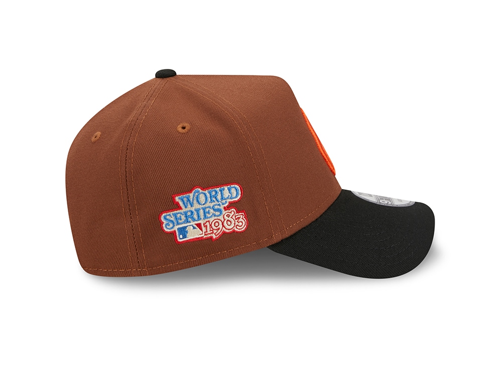 New Era Baltimore Orioles World Series 1983 Harvest Two Tone 9Forty A Frame Snapback Casquette