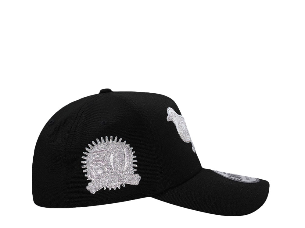 New Era Baltimore Orioles 50th Anniversary Black Metallic Edition 9Forty A Frame Snapback Casquette