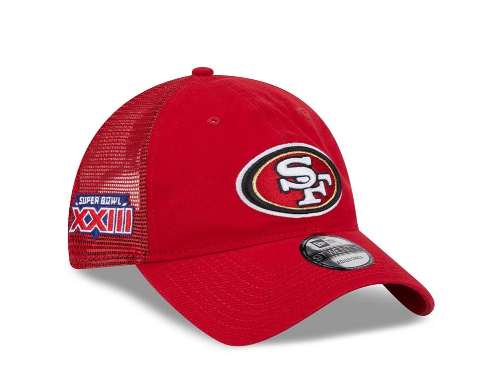 New Era San Francisco 49ers Super Bowl XXIII Trucker Edition 9Twenty Snapback Casquette