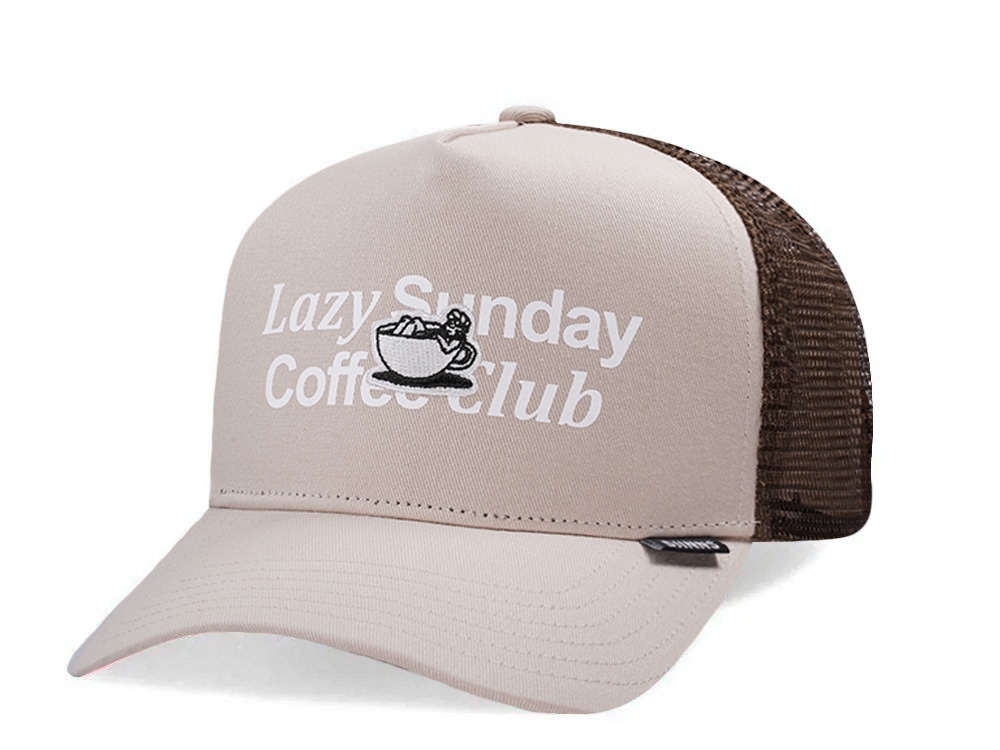 Djinns HFT Guy in a Cup Creme Trucker Snapback Casquette