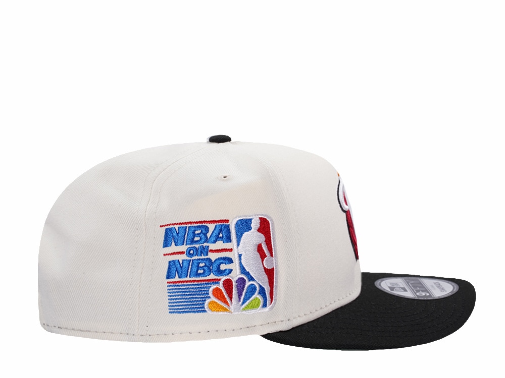 New Era Miami Heat NBA on NBA Chrome Two Tone Edition 9Fifty A Frame Snapback Casquette