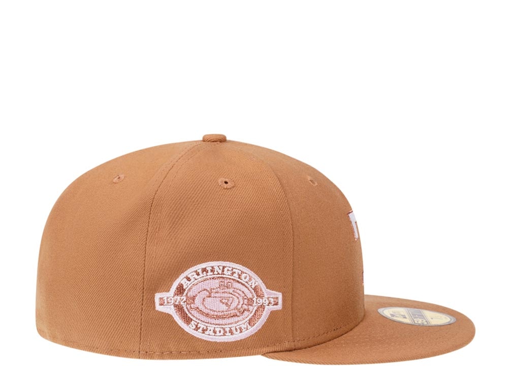 New Era Texas Rangers Arlington Stadium Sweet Gingerbread Edition 59Fifty Fitted Casquette