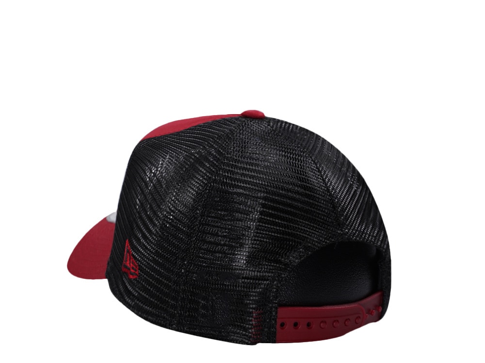 New Era AS Roma Tonal Maroon Edition 9Forty A Frame Trucker Snapback Casquette